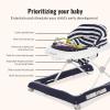 imageDream On Me 2in1 Ava Baby Walker Easy Convertible Baby Walker Walk Behind Height Adjustable Seat Added Back Support Detachable Slate GreenNavy