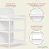 imageDream On Me Anna 3in1 FullSize Crib and Changing Table Combo in Steel Grey Greenguard Gold Certified NonToxic Finishes Includes 1quot Changing Pad Wooden Nursery FurnitureWhite