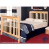 imageDream On Me Ashton 4In1 Convertible Crib In White Greenguard Gold JPMA Certified NonToxic Finishes Features 4 Mattress Height Settings Made Of Solid PinewoodNatural
