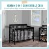 imageDream On Me Ashton 4In1 Convertible Crib In White Greenguard Gold JPMA Certified NonToxic Finishes Features 4 Mattress Height Settings Made Of Solid PinewoodBlack