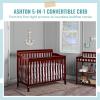 imageDream On Me Ashton 4In1 Convertible Crib In White Greenguard Gold JPMA Certified NonToxic Finishes Features 4 Mattress Height Settings Made Of Solid PinewoodCherry