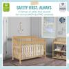 imageDream On Me Ashton 4In1 Convertible Crib In White Greenguard Gold JPMA Certified NonToxic Finishes Features 4 Mattress Height Settings Made Of Solid PinewoodNatural