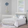 imageDream On Me Ashton 4In1 Convertible Crib In White Greenguard Gold JPMA Certified NonToxic Finishes Features 4 Mattress Height Settings Made Of Solid PinewoodWhite