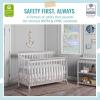 imageDream On Me Ashton 4In1 Convertible Crib In White Greenguard Gold JPMA Certified NonToxic Finishes Features 4 Mattress Height Settings Made Of Solid PinewoodGrey