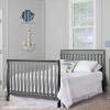 imageDream On Me Ashton 4In1 Convertible Crib In White Greenguard Gold JPMA Certified NonToxic Finishes Features 4 Mattress Height Settings Made Of Solid PinewoodStorm Grey