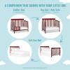 imageDream On Me Ashton 4In1 Convertible Crib In White Greenguard Gold JPMA Certified NonToxic Finishes Features 4 Mattress Height Settings Made Of Solid PinewoodCherry