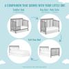 imageDream On Me Ashton 4In1 Convertible Crib In White Greenguard Gold JPMA Certified NonToxic Finishes Features 4 Mattress Height Settings Made Of Solid PinewoodStorm Grey