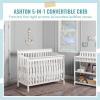 imageDream On Me Ashton 4In1 Convertible Crib In White Greenguard Gold JPMA Certified NonToxic Finishes Features 4 Mattress Height Settings Made Of Solid PinewoodWhite