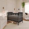 imageDream On Me Carson Classic 3in1 Convertible Crib in Steel GreyBlack