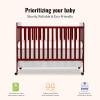 imageDream On Me Carson Classic 3in1 Convertible Crib in Steel GreyCherry