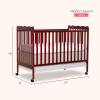 imageDream On Me Carson Classic 3in1 Convertible Crib in Steel GreyCherry