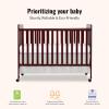 imageDream On Me Carson Classic 3in1 Convertible Crib in Steel GreyEspresso