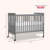 imageDream On Me Carson Classic 3in1 Convertible Crib in Steel GreyStorm Grey