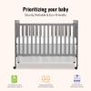 imageDream On Me Carson Classic 3in1 Convertible Crib in Steel GreyStorm Grey