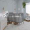 imageDream On Me Carson Classic 3in1 Convertible Crib in Steel GreyStorm Grey