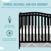 imageDream On Me Chelsea 5In1 Convertible Crib In Espresso JPMA CertifiedBlack