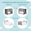 imageDream On Me Chelsea 5In1 Convertible Crib In Espresso JPMA CertifiedBlack