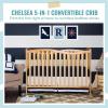 imageDream On Me Chelsea 5In1 Convertible Crib In Espresso JPMA CertifiedNatural