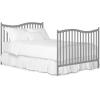 imageDream On Me Chelsea 5In1 Convertible Crib In Espresso JPMA CertifiedSteel Gray