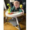 imageDream On Me Curio Sit N Seek Baby Activity Center in Lime 2 in 1 Activity Center and Play Table with 3 Detachable Toys and Music 3 Level Height Adjustable Positions Activity Center for BabyMint