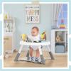imageDream On Me Curio Sit N Seek Baby Activity Center in Lime 2 in 1 Activity Center and Play Table with 3 Detachable Toys and Music 3 Level Height Adjustable Positions Activity Center for BabyGrey