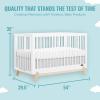 imageDream On Me Hygge 5in1 Convertible Crib in Weathered Vintage Oak JPMA ampamp Greenguard Gold Certified Converts from Baby Crib to Toddler Bed DaybedKids Sofa and FullSize BedVintage White Oak