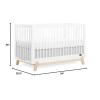 imageDream On Me Hygge 5in1 Convertible Crib in Weathered Vintage Oak JPMA ampamp Greenguard Gold Certified Converts from Baby Crib to Toddler Bed DaybedKids Sofa and FullSize BedVintage White Oak