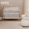 imageDream On Me Owen 5in1 Convertible Crib in White Oak Greenguard Gold ampamp JPMA Certified Baby Crib Converts from Crib to Toddler Bed Day Bed Kids Sofa ampamp Full Size BedVintage White Oak