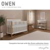imageDream On Me Owen 5in1 Convertible Crib in White Oak Greenguard Gold ampamp JPMA Certified Baby Crib Converts from Crib to Toddler Bed Day Bed Kids Sofa ampamp Full Size BedVintage White Oak