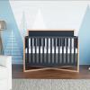 imageDream On Me Owen 5in1 Convertible Crib in White Oak Greenguard Gold ampamp JPMA Certified Baby Crib Converts from Crib to Toddler Bed Day Bed Kids Sofa ampamp Full Size BedMatte Black