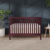 imageDream On Me Synergy 5In1 Convertible Crib In Black JPMA ampamp Greenguard Gold Certified Constructed out of solid reclaimed New Zealand Pine wood Features 3 mattress height settingsAuburn