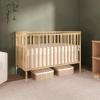 imageDream On Me Synergy 5In1 Convertible Crib In Black JPMA ampamp Greenguard Gold Certified Constructed out of solid reclaimed New Zealand Pine wood Features 3 mattress height settingsNatural