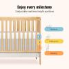 imageDream On Me Synergy 5In1 Convertible Crib In Black JPMA ampamp Greenguard Gold Certified Constructed out of solid reclaimed New Zealand Pine wood Features 3 mattress height settingsNatural