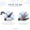 imageDream on Me Rock With Me 2in1 Baby Rocker and Stationary Seat Infant Rocker with Removable Toy Bar Soothing Music ampamp Vibration 06 Months Up to 20 LbsBlue