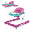 imageDream On Me 2in1 Ava Baby Walker Easy Convertible Baby Walker Walk Behind Height Adjustable Seat Added Back Support Detachable Slate GreenTeal Pink