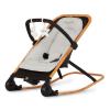 imageDream on Me Rock With Me 2in1 Baby Rocker and Stationary Seat Infant Rocker with Removable Toy Bar Soothing Music ampamp Vibration 06 Months Up to 20 LbsBlack  Grey