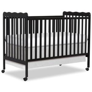 imageDream On Me Carson Classic 3in1 Convertible Crib in Steel GreyBlack