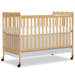imageDream On Me Carson Classic 3in1 Convertible Crib in Steel GreyNatural