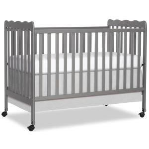 imageDream On Me Carson Classic 3in1 Convertible Crib in Steel GreyStorm Grey