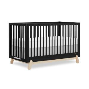 imageDream On Me Hygge 5in1 Convertible Crib in Weathered Vintage Oak JPMA ampamp Greenguard Gold Certified Converts from Baby Crib to Toddler Bed DaybedKids Sofa and FullSize BedMatte Black Vintage