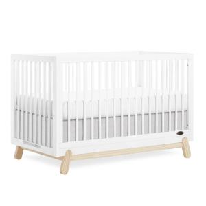 imageDream On Me Hygge 5in1 Convertible Crib in Weathered Vintage Oak JPMA ampamp Greenguard Gold Certified Converts from Baby Crib to Toddler Bed DaybedKids Sofa and FullSize BedVintage White Oak