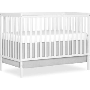 imageDream On Me Synergy 5In1 Convertible Crib In Black JPMA ampamp Greenguard Gold Certified Constructed out of solid reclaimed New Zealand Pine wood Features 3 mattress height settingsWhite