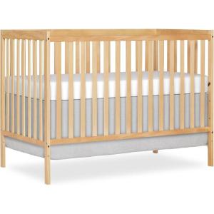 imageDream On Me Synergy 5In1 Convertible Crib In Black JPMA ampamp Greenguard Gold Certified Constructed out of solid reclaimed New Zealand Pine wood Features 3 mattress height settingsNatural