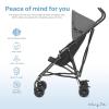 imageDream On Me Aero Travel Lightweight Umbrella Stroller Easy to Fold and Carry Travel Stroller Adjustable and Removable CanopyBlack