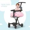 imageDream On Me Lightweight And Compact Coast Rider Stroller With One Hand Easy Fold Adjustable Handles And Soft Ride Wheels GreyGrey