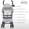 imageDream On Me Rover Convenience Baby Stroller in Pink Lightweight ampamp Compact Umbrella Stroller Easy oneHand fold Travel Stroller Lockable Rear Wheels Removable ampamp Adjustable CanopyGrey