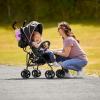 imageDream On Me Vista Moonwalk Baby Stroller in Black Lightweight Infant Stroller with Compact Fold MultiPosition Recline Umbrella Stroller with Canopy Extra Large Storage and Cup HolderPink