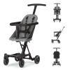imageDream On Me Lightweight And Compact Coast Rider Stroller With One Hand Easy Fold Adjustable Handles And Soft Ride Wheels GreyGrey