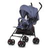 imageDream On Me Vista Moonwalk Baby Stroller in Black Lightweight Infant Stroller with Compact Fold MultiPosition Recline Umbrella Stroller with Canopy Extra Large Storage and Cup HolderBlue