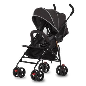 imageDream On Me Vista Moonwalk Baby Stroller in Black Lightweight Infant Stroller with Compact Fold MultiPosition Recline Umbrella Stroller with Canopy Extra Large Storage and Cup HolderBlack